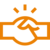 Ehrlichkeit & Vertrauen Icon - Handshake