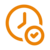 Pünktlichkeit & Verbindlichkeit Icon - Uhr