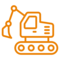 Maschinenstunde Icon Bagger